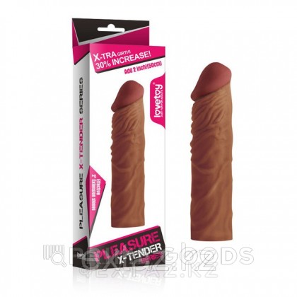 Насадка на пенис Pleasure X-TENDER (18,5*3,9) от sex shop primegoods фото 5