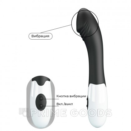 Вибратор Elemental (19 см) черный от sex shop primegoods фото 8