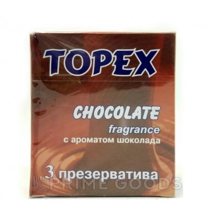 Презервативы Topex, шоколад, 3 шт от sex shop primegoods
