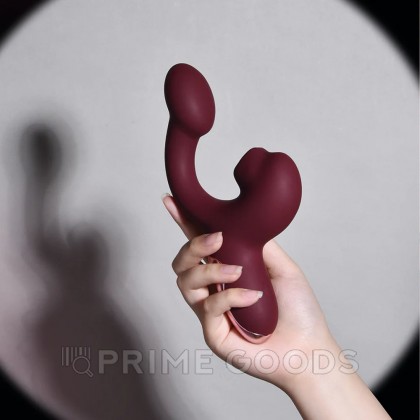 Вибратор с двойной стимуляцией Magic Ponder бордовый от Magic Motion от sex shop primegoods фото 3