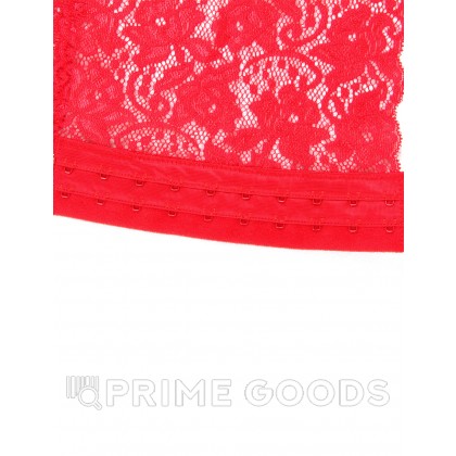 Пояс для чулок на высокой посадке Red Sexy Lace (3XL) от sex shop primegoods фото 4