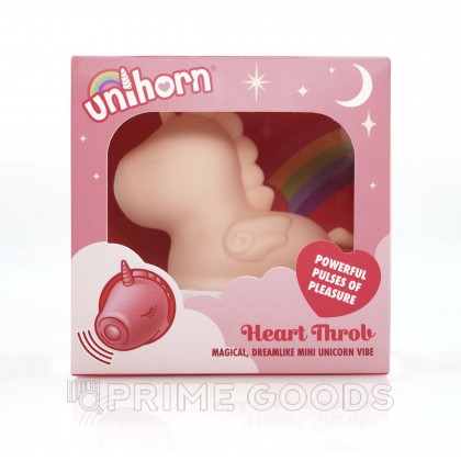 Вибромассажер Unihorn - Heart Throb с режимом пульсации от sex shop primegoods фото 8