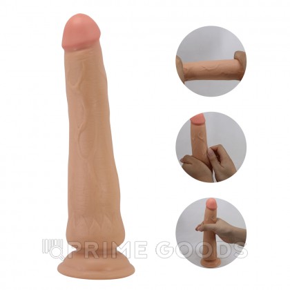 Реалистичный фаллоимитатор на присоске Tiemeyer Sliding skin (25*3,7 см) телесный от sex shop primegoods фото 10