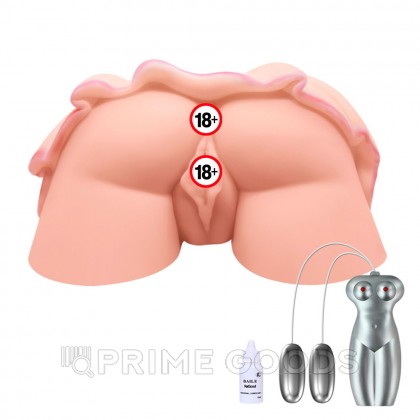 Двойной мастурбатор с вибрацией и голосовым сопровождением Temptation от sex shop primegoods фото 2
