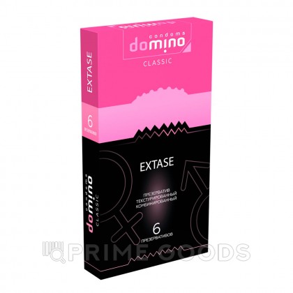 Презервативы DOMINO CLASSIC Extase, текстурированные, 6 шт от sex shop primegoods