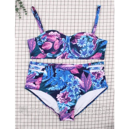 Купальник Flower Print Blue (XL) от sex shop primegoods фото 4
