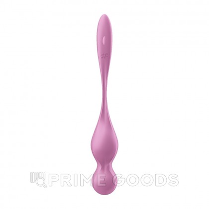Тренажер для интимных мышц с вибрацией Satisfyer Love Birds 1 розовый (Connect App) от sex shop primegoods фото 4