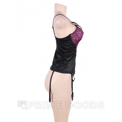 Сексуальное кружевное белье + маска на глаза Purple Lace (5XL) от sex shop primegoods фото 2