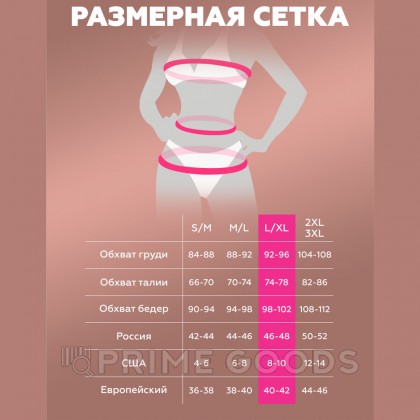 Контурный комплект с кружевом и стрепами Muse (L/XL) от sex shop primegoods фото 8