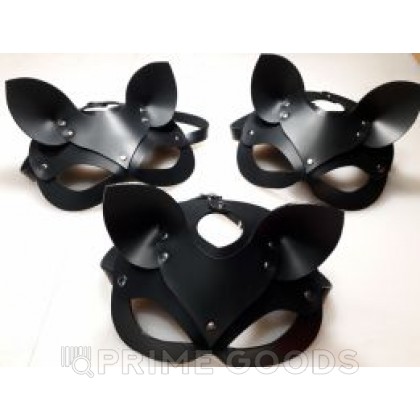 Кошачья маска из кожи от sex shop primegoods фото 2