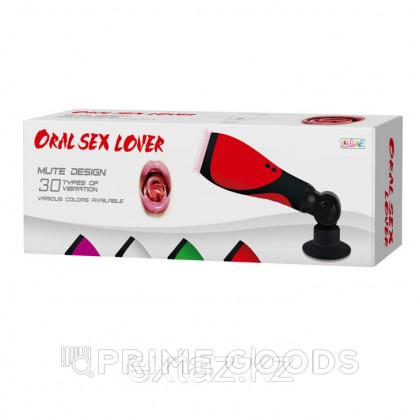 Оральный супер мастурбатор с вибрацией на присоске  от sex shop primegoods фото 9