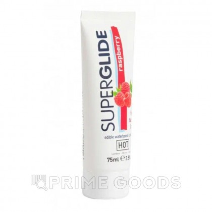 Гель лубрикант на водной основе с ароматом малины «Superglide»  75 мл. от sex shop primegoods фото 2
