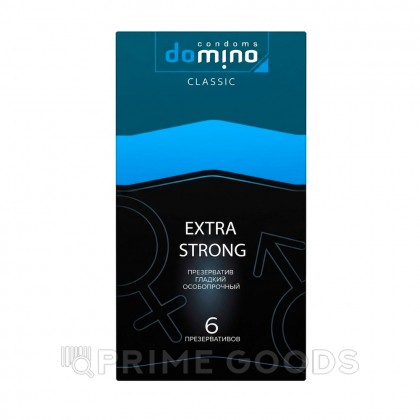Презервативы DOMINO CLASSIC Extra Strong, особопрочные, 6 шт от sex shop primegoods