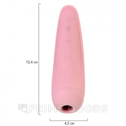 Вакуумный клиторальный стимулятор Satisfyer Curvy 2+ (розовый) от sex shop primegoods фото 8