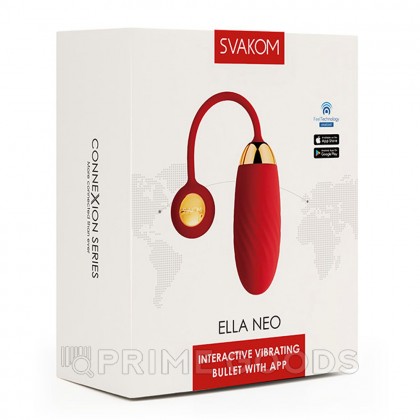 Интерактивное виброяйцо Ella Neo с подключением к приложению от SVAKOM от sex shop primegoods фото 3