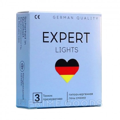 Презервативы EXPERT LIGHTS № 3 (ультратонкие), 3 шт. от sex shop primegoods
