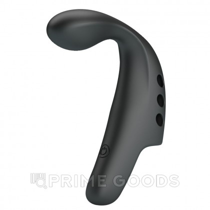 Вибрирующая насадка на палец (черная) от sex shop primegoods фото 5