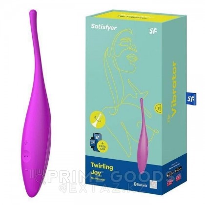 Вибратор для клитора Satisfyer Twirling Joy fuchsia от sex shop primegoods фото 6