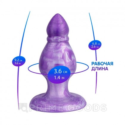 Анальная пробка Fantasy line Queen от Silexd фиолетовая от sex shop primegoods фото 3