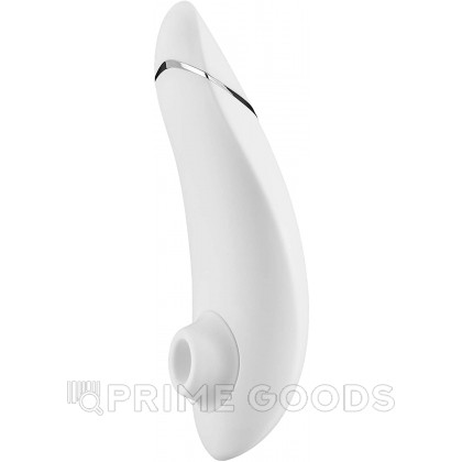 Бесконтактный клиторальный стимулятор Womanizer Premium белый/хром от sex shop primegoods фото 7