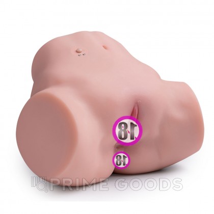 Реалистичный двойной мастурбатор Tracy с вибрацией от sex shop primegoods