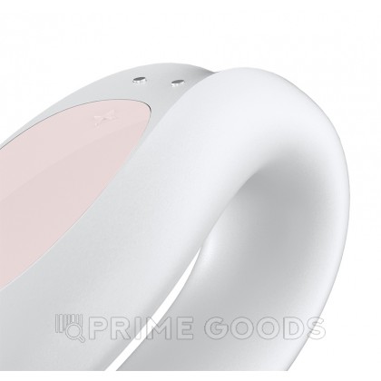 Вибратор для пар Satisfyer Partner Double Joy (белый) от sex shop primegoods фото 2