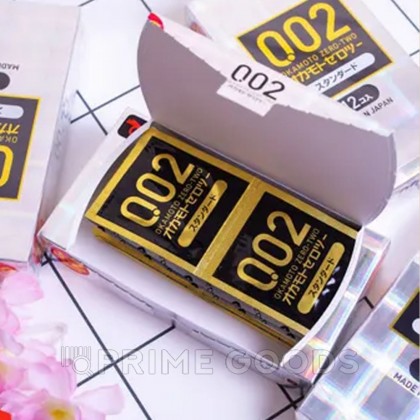 Презервативы ультратонкие Okamoto 0.02 L-size 12 шт. от sex shop primegoods фото 3