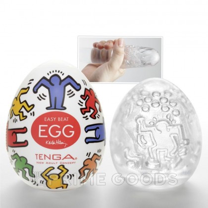 TENGA&Keith Haring Egg Мастурбатор яйцо Dance от sex shop primegoods фото 3