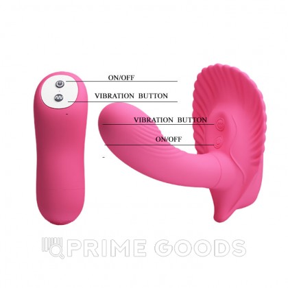 Клиторальный стимулятор с вагинальным плагом от sex shop primegoods фото 9