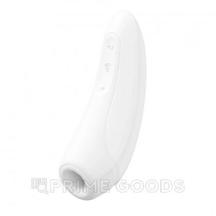 Вакуумный клиторальный стимулятор Satisfyer Curvy 1+ (белый) от sex shop primegoods фото 2