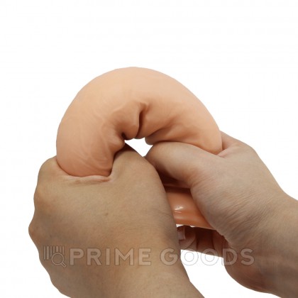 Реалистичный фаллоимитатор на присоске Keon Sliding skin (21,4*4,4 см) телесный от sex shop primegoods фото 8