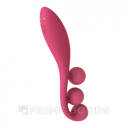 Мультифункциональный вибратор для тройной стимуляции Satisfyer Tri Ball 1, красный от sex shop primegoods фото 7
