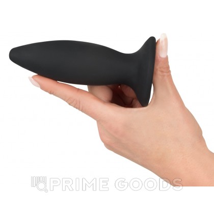 Black Velvets Анальная вибровтулка, M черная от sex shop primegoods фото 2