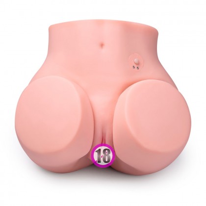 Реалистичный двойной мастурбатор Olga с вибрацией от sex shop primegoods