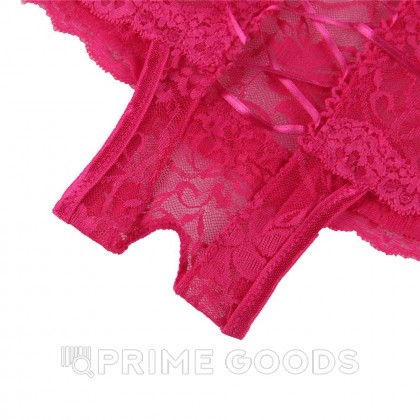 Трусики на завязках с доступом розовые (размер M-L) от sex shop primegoods фото 2