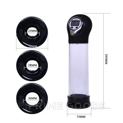 Вакуумная помпа для увеличения члена с электронасосом от sex shop primegoods фото 4