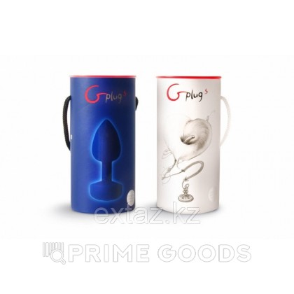 Маленькая дизайнерская анальная пробка с вибрацией Fun Toys Gplug от sex shop primegoods фото 10