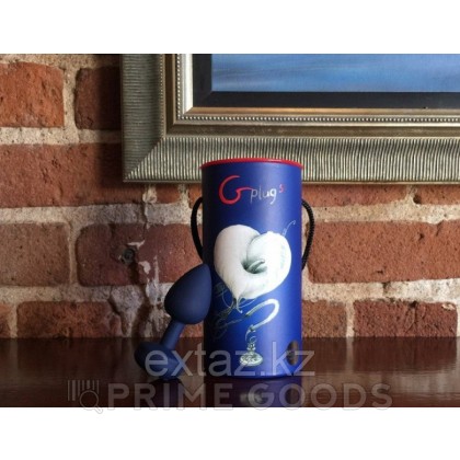 Маленькая дизайнерская анальная пробка с вибрацией Fun Toys Gplug от sex shop primegoods фото 6
