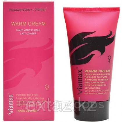 Возбуждающий крем для женщин Warm cream (Viamax), 50 мл от sex shop primegoods фото 5