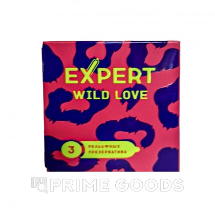 Презервативы EXPERT WILD LOVE № 3 (ребристые с точками), 3 шт. от sex shop primegoods