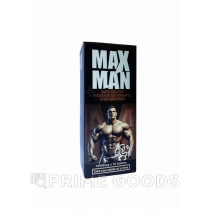 Возбуждающий препарат для мужчин MAX MAN от sex shop primegoods