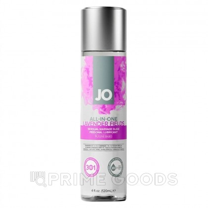 Массажный силиконовый гель JO All-In-One, аромат лаванды, 120 мл от sex shop primegoods