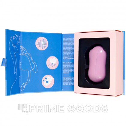 Вакуумный стимулятор клитора с вибрацией  Satisfyer Cotton Candy лиловый от sex shop primegoods фото 6