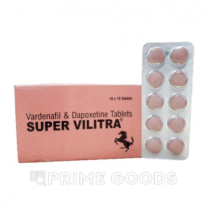 Препарат для усиления эрекции и продления полового акта Vilitra 80 mg (10 шт.) от sex shop primegoods фото 3