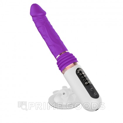 Телескопический вибратор с дисплеем на подставке от sex shop primegoods фото 2