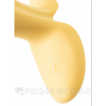 Анальный виброплаг Satisfyer Intensity Plug желтый (Connect App) от sex shop primegoods фото 7
