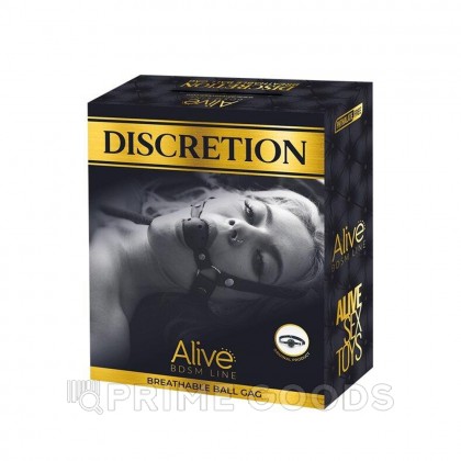 Кляп для рта Alive Discretion, красный  от sex shop primegoods фото 3