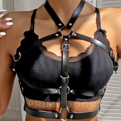 Кожаная портупея Ohyeah от шеи до пояса от sex shop primegoods фото 3