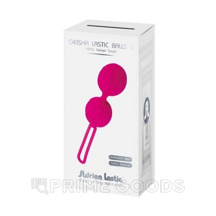 Вагинальные шарики Geisha Lastic Balls фуксия от Adrien Lastic (размер S) от sex shop primegoods фото 2