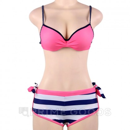 Купальник тройка Pink Stripe (XL) от sex shop primegoods фото 3